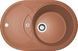 Кухонна мийка Adamant Shell 770x495x200 terra-cotta 250223, Цемент матовий