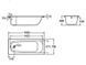 Ванна стальная Roca Contesa 160x70 A235960000