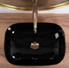 Умивальник Rea Belinda brushed gold black накладний REA-U8780, Золотий