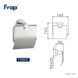 Бумагодержатель нержавейка Frap F30103 1/40, Хром