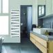 Полотенцесушитель электрический Zehnder Kazeane стальной 1266 x 550 мм программируемый белый (RB-130-050-9016-HOTS), Белый, Правое, Электронный