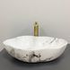 Умывальник VBI Faleria carrara glossy накладний VBI-016700, Мармур