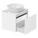 Тумба подвесная со столешницей Imprese Bilovec 80 см 1 ящик white f3216W(1), Белый