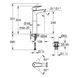 Смеситель для раковины Grohe QuickFix StartEdge XL-Size 23777001 с донным клапаном, Хром