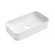 Умивальник Qtap Tern накладний прямокутний 605x350x140 мм White + донний клапан PU02, Білий