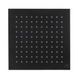 Душова система для ванни Paffoni Shower верхній душ 200x200 мм black matt KITEL010NO/M, Черный матовый