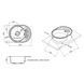 Кухонная мойка Lidz 5745 0,8 мм Micro Decor (LIDZ5745MDEC), Decor