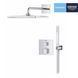 Душевая система скрытого монтажа Grohe Quickfix Precision Cube Vitalio Rain Mono 310 Cube 34879000, Хром