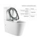 Унітаз підлоговий Qtap Freedom інклюзивний Rimless безобідковий з сидінням Soft-close White QT22226098W, Білий