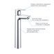 Смеситель для раковины Grohe QuickFix StartEdge XL-Size 23777001 с донным клапаном, Хром
