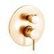 Смеситель для ванны/душа на 3 потребителя Paffoni Light honey gold brushed LIG019HGSP, Золотой