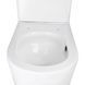 Унітаз-компакт Qtap Scorpio безободковий Ultra Quiet з сидінням Soft-close QT14222125AUQW, Білий