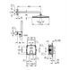 Душевая система скрытого монтажа Grohe Quickfix Precision Cube Vitalio Rain Mono 310 Cube 34879000, Хром
