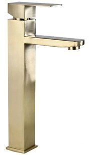 Смеситель для умывальника Mexen Emma brushed gold высокий MEX-71910-50, Золотой
