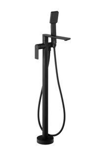 Змішувач для ванни Corsan Trino black mat підлоговий CMB7159BL, Черный матовый