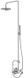 Душова система Kohlman Dexame chrome з виливом QW277D, Хром