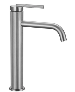 Змішувач для умивальника Rea Argon високий nickel brushed REA-B6450, Зелений матовий