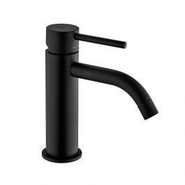 Змішувач для раковини Paffoni Light без донного клапана black matt LIG071NO, Черный матовый