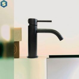 Смеситель для раковины Paffoni Light без донного клапана black matt LIG071NO, Черный матовый