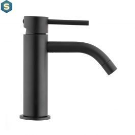 Смеситель для раковины Paffoni Light без донного клапана black matt LIG071NO, Черный матовый