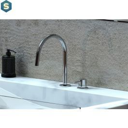 Змішувач для раковини Paffoni Light без донного клапана. chrome LIG051CR, Хром