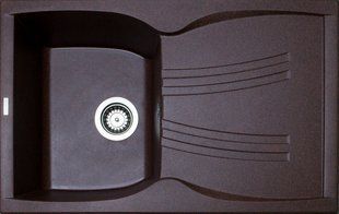 Кухонная мойка Adamant New Line 780x495x235 mokko 334223, Цемент матовый