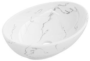 Умивальник Mexen Elza shiny marble накладний MEX-21014081, Білий