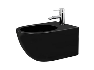Подвесное биде Rea Carlo mini black matt REA-C9901, Черный матовый