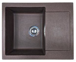 Кухонная мойка Adamant Minimal 615x495x200 коричневый 000008527, Цемент матовый