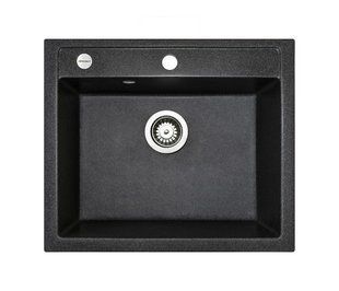 Кухонная мойка Adamant Prizma 590x495x200 графит 435223, Графит