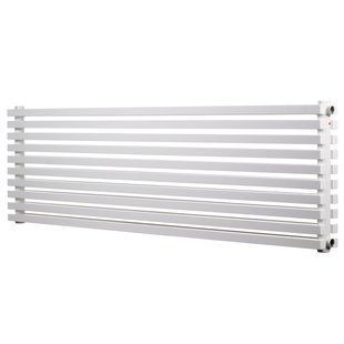 Дизайнерский радиатор Betatherm Quantum 2 H-405 мм, L-1600 мм, боковое подключение BQH 2160/10 9016M 34, Белый матовый