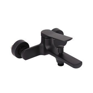 Змішувач для ванни Qtap Slavonice QTSLA259BLM45918 Black matt, Черный матовый