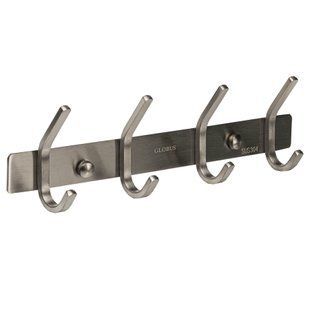 Планка с крючками Globus Lux SQ 9435-4, Хром матовый