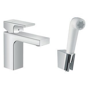 Змішувач з гігієнічною лійкою Hansgrohe Focus Vernis Shape 71216000