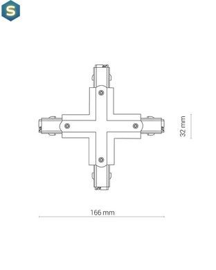 З'єднувач Nowodvorski 8701 Ctls Power X Connector Wh