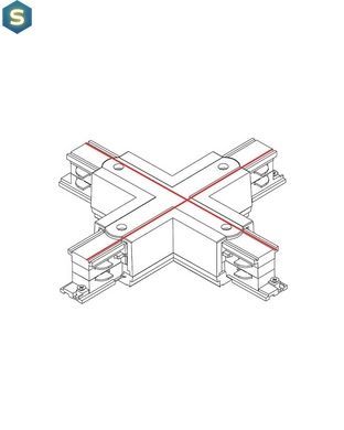 З'єднувач Nowodvorski 8701 Ctls Power X Connector Wh