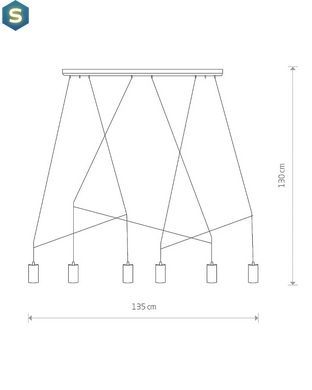 Люстра Nowodvorski 7955 Imbria GU10 6x10W IP20 Bl