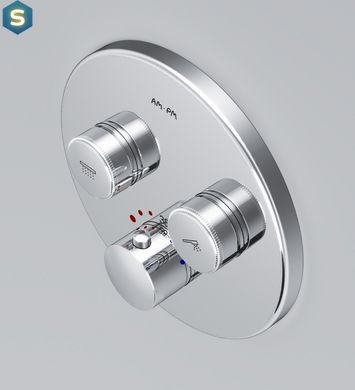 Термостат скрытого монтажа для ванны и душа Am.Pm Inspire V2.0 хром F50A85700, Хром