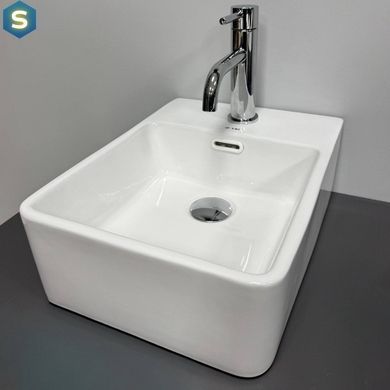 Умывальник VBI Gela white накладной подвесной VBI-015624, Белый