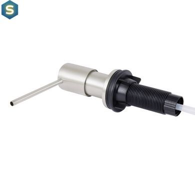 Дозатор для миючого засобу Lidz LK118 круглий Brushed Steel (LDLK118BRU46400), Нержавіюча сталь