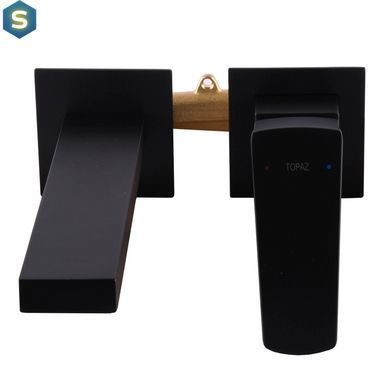 Смеситель для умывальника Topaz Lexi TL 21235-H57A-BL, Черный матовый