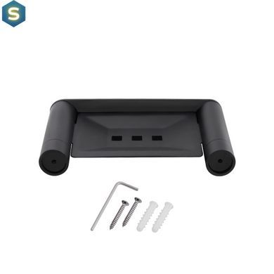 Мильниця Qtap Scorpio настінна QTMDK4102103B Black (M&yacute;dlenka), Черный матовый