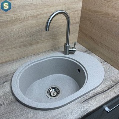 Кухонна мийка Adamant Ovale 610x420x180 terra 643223, Терра