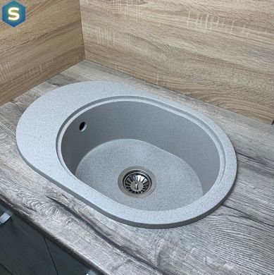 Кухонна мийка Adamant Ovale 610x420x180 terra 643223, Терра