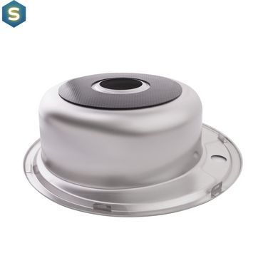 Кухонная мойка Kroner KRP Satin-490 (0,6 мм) CV022764, Satin