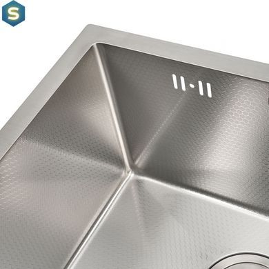 Кухонна мийка з покриттям HoneyComb (соти) Nett NSS-5045, Нержавіюча сталь
