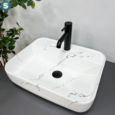 Умивальник (раковина) VBI RAGUSA MARMO GLOSSY накладний, Мармур