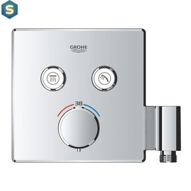 Душова система прихованого монтажу термостатична Grohe QuickFix Precision SmartControl Cube 34876000, Хром