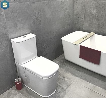 Унитаз-компакт Volle Puerta Rim 13-16-075 с сидением Soft Close, Белый