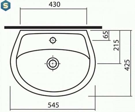Раковина Kolo Idol 54x42 M1115500U